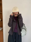 Sitka Cotton Double Collar Cardigan
