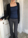 Pureble Open Long Sleeve Cardigan