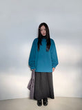 [BAONHAUS] Dinger Banding Dot Long Skirt