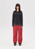 CURVED STITCH LS TEE