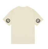 Elbow Spray Dot Smile Short Sleeve Tee