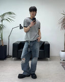 Ens Damaged Regular Denim Pants
