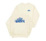 Wave Logo Flower Sweatshirt