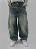 Lowen damage balloon denim