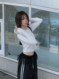 Poppy Button Slim Hood T-Shirt