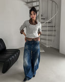 Hug Basic Standard U-Neck Knit