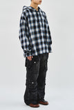 Rag Checked Hoodie Shirt