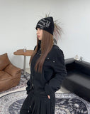 Tupel Rivet Crop Zip-Up