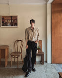 KEF Semi-Wide Black Jeans