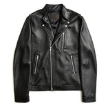 Lambskin Square Pocket Biker Jacket