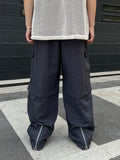 Under Zipper Nylon Cargo Pants