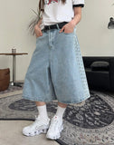 Mark Ethnic Bermuda Denim Pants