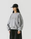 [AG.W] Applique Crop Sweat Shirt