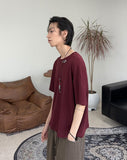 Kenny Drawing Embroidered Short Sleeve T-shirt