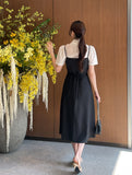 Ruzen Pearl Tie Short Sleeve Blouse