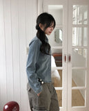 Bano Two-Pocket Slim Denim Shirt
