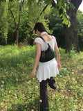 Moon Moon Pintuck D-Ring Cotton Week Pants