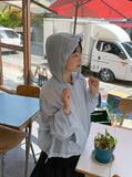 Manto Summer Frill Hood Windbreaker