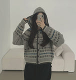 Bodle Nordic Warm Hood Cardigan