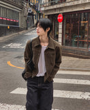 Poste Rivet Leather Trucker Jacket