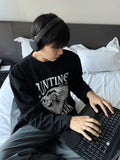 Punting Lettering Long Sleeve Tee