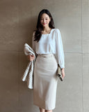 Beginning Square Neck Blouse