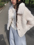 Juri Wool Collar Fur Jacket