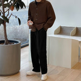 Latz Two-Tuck Banding Wide Slacks