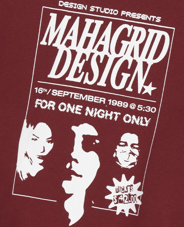 mahagrid/マハグリッド』POSTER SWEATSHIRT/ポスターデザイン