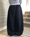 Bakan wide two-way banding pants