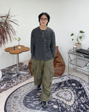 Quen ST Pigment Henley Neck T-Shirt