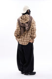 Mossman balloon over wide cotton pants