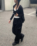 Linda Color Layered Sleeveless T-shirt Set
