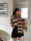 Vintage Stripe Angora Muffler