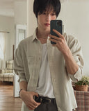 Lottie Linen Crop Shirt