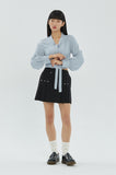 BELL SLEEVE TIE BLOUSE