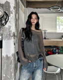 Reki Summer Square Mesh Knit