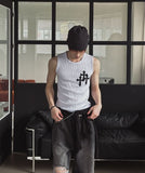 Cross Patch Ribbed Sleeveless