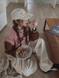 Maple Peach Cargo Wide Pants