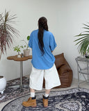 Pave Roll Up Short Sleeve Shirt