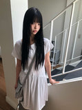 Warpee Short Sleeve Flare One Piece