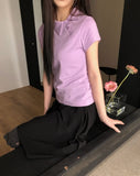 Royce Chiffon Layered Banding Midi Skirt