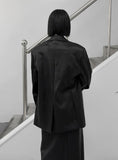 Revon Crack Leather Jacket