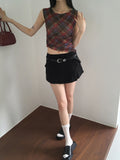 Lighty Cotton Span Mini Skirt