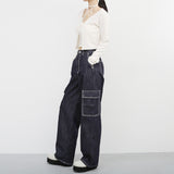 Lira denim pocket pants