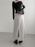 Hoodie Strap V-Neck Tee