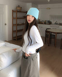 Minute Dot U-Neck Long Sleeve Cardigan