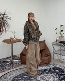 Heims Camo Washed Hooded Jacket