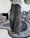Lowwood Dirty Washed Balloon Denim Pants