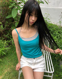 Mecha Halter Layered Sleeveless